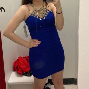Blue dress